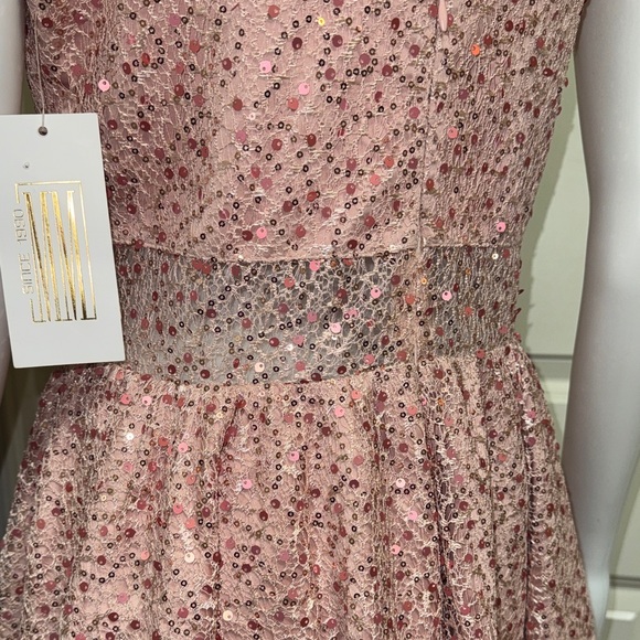 Sparkling Pink Mini Dress - Picture 4 of 10